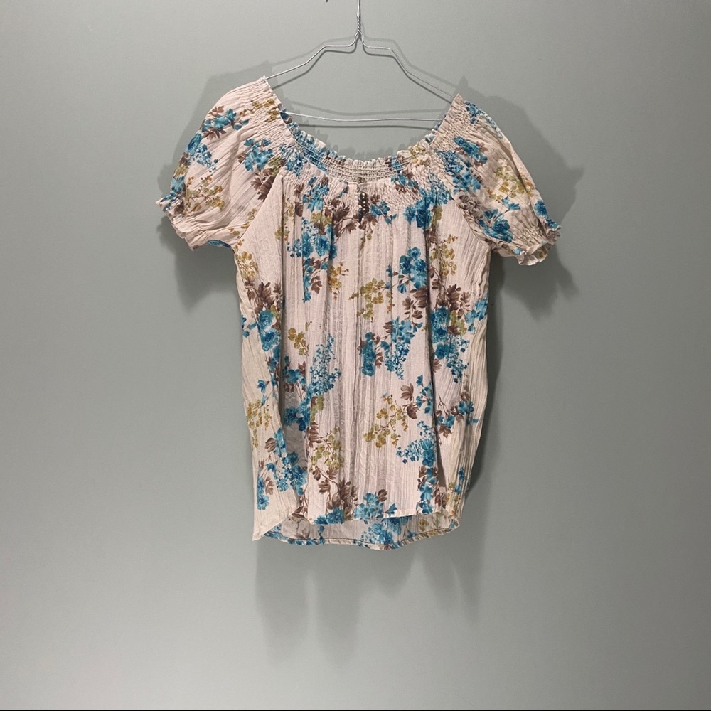Kim Rogers Floral Blouse